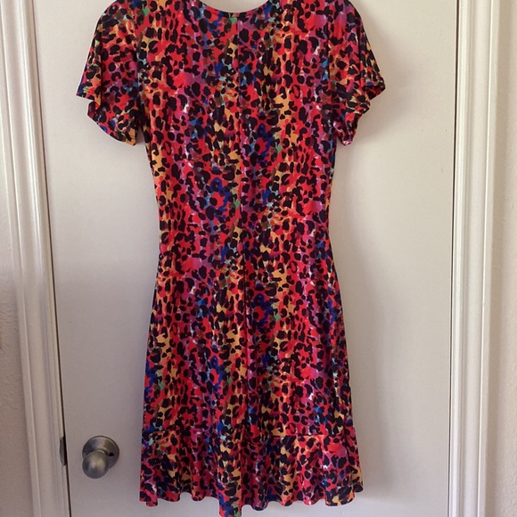Multi Colored Leopard Print Dress - Picture 5 of 5